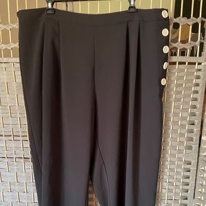 Vince Camino Wide Leg Slacks-Plus Size
